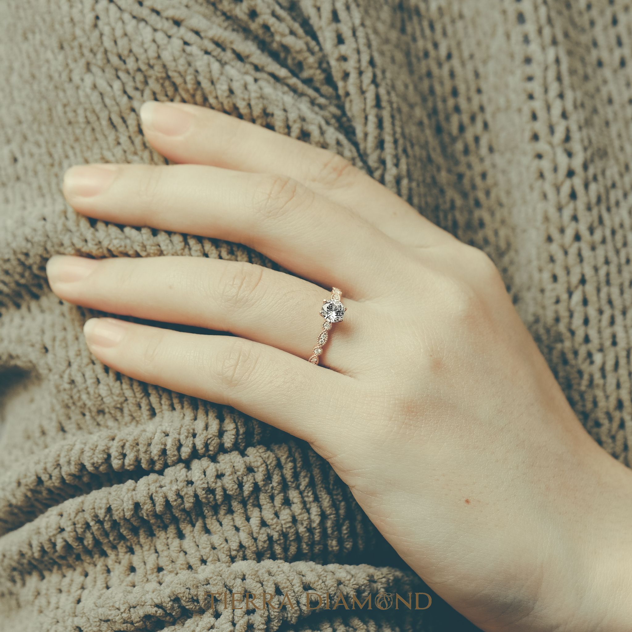 Solitaire Engagement Ring with Eternity Band NCH1801 7